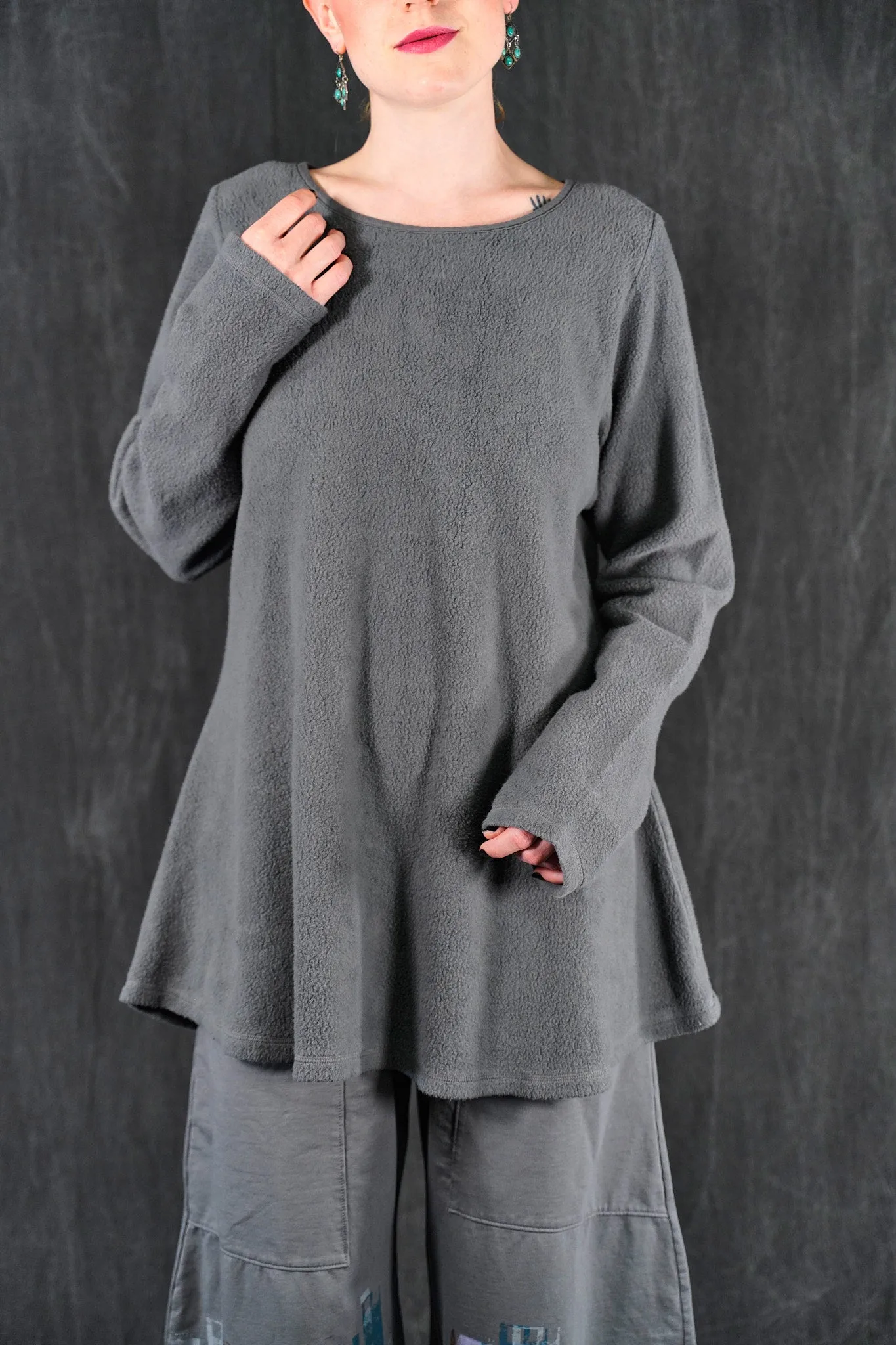 1190S Sherpa Organic Pullover Rock-U