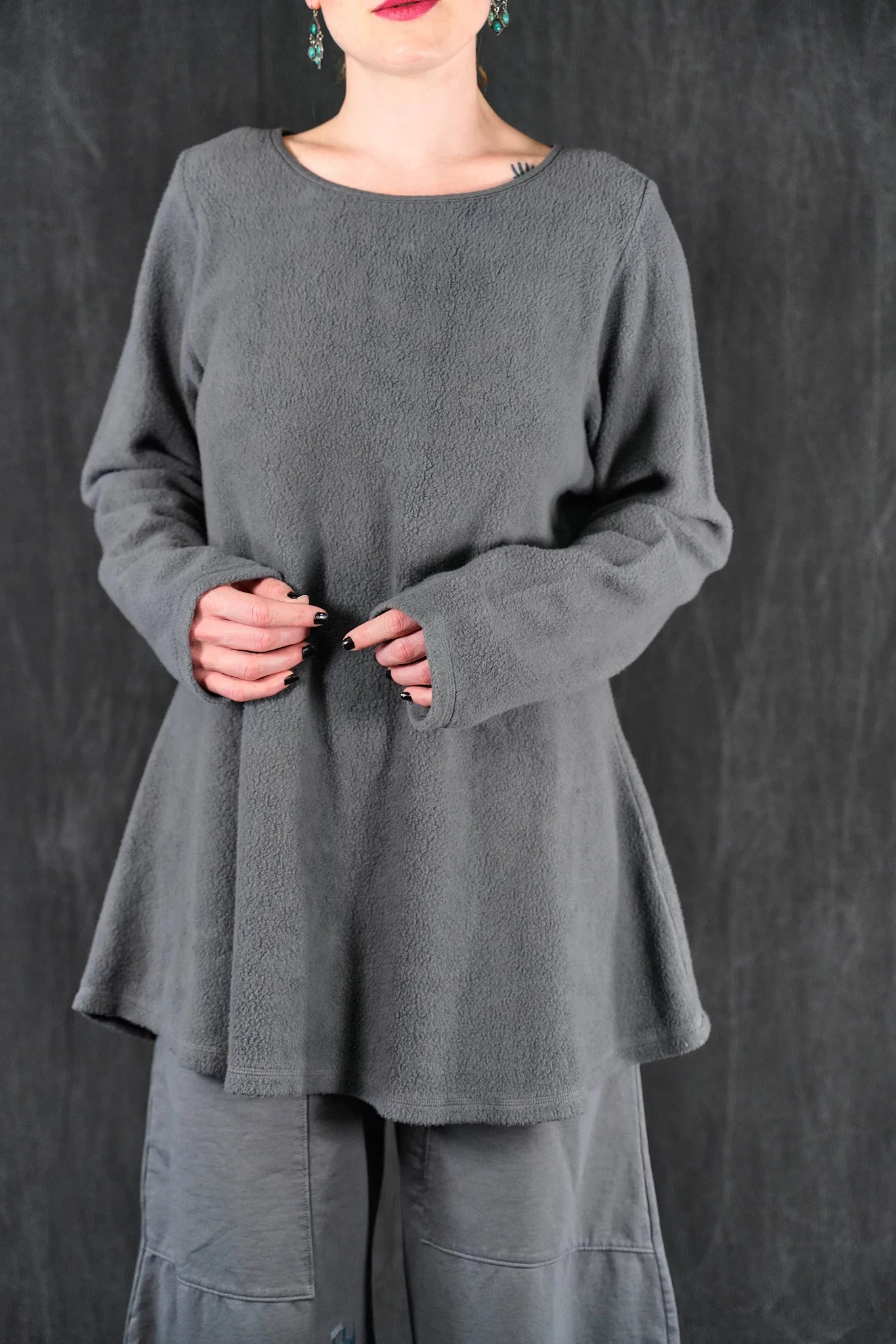 1190S Sherpa Organic Pullover Rock-U