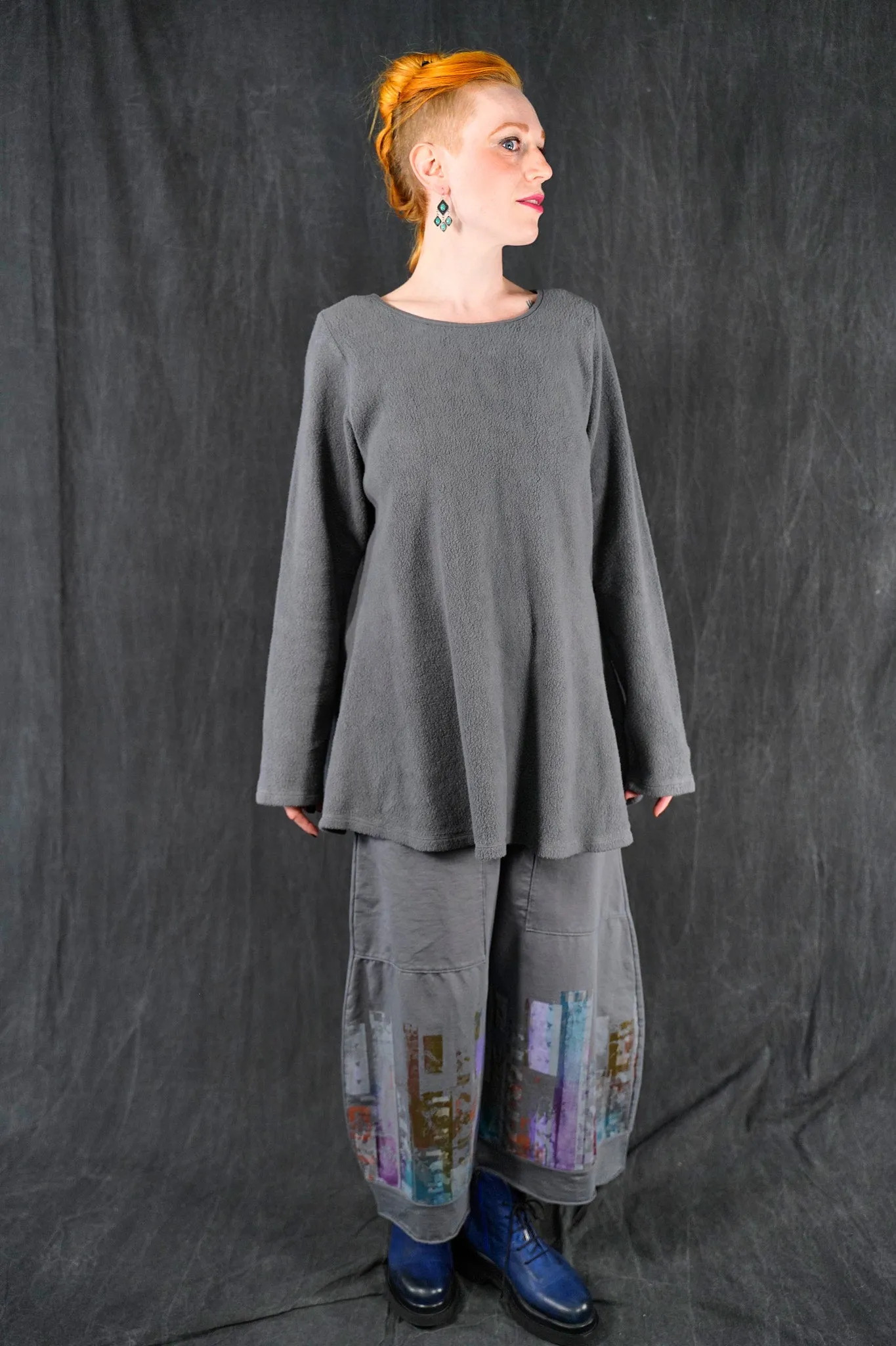 1190S Sherpa Organic Pullover Rock-U