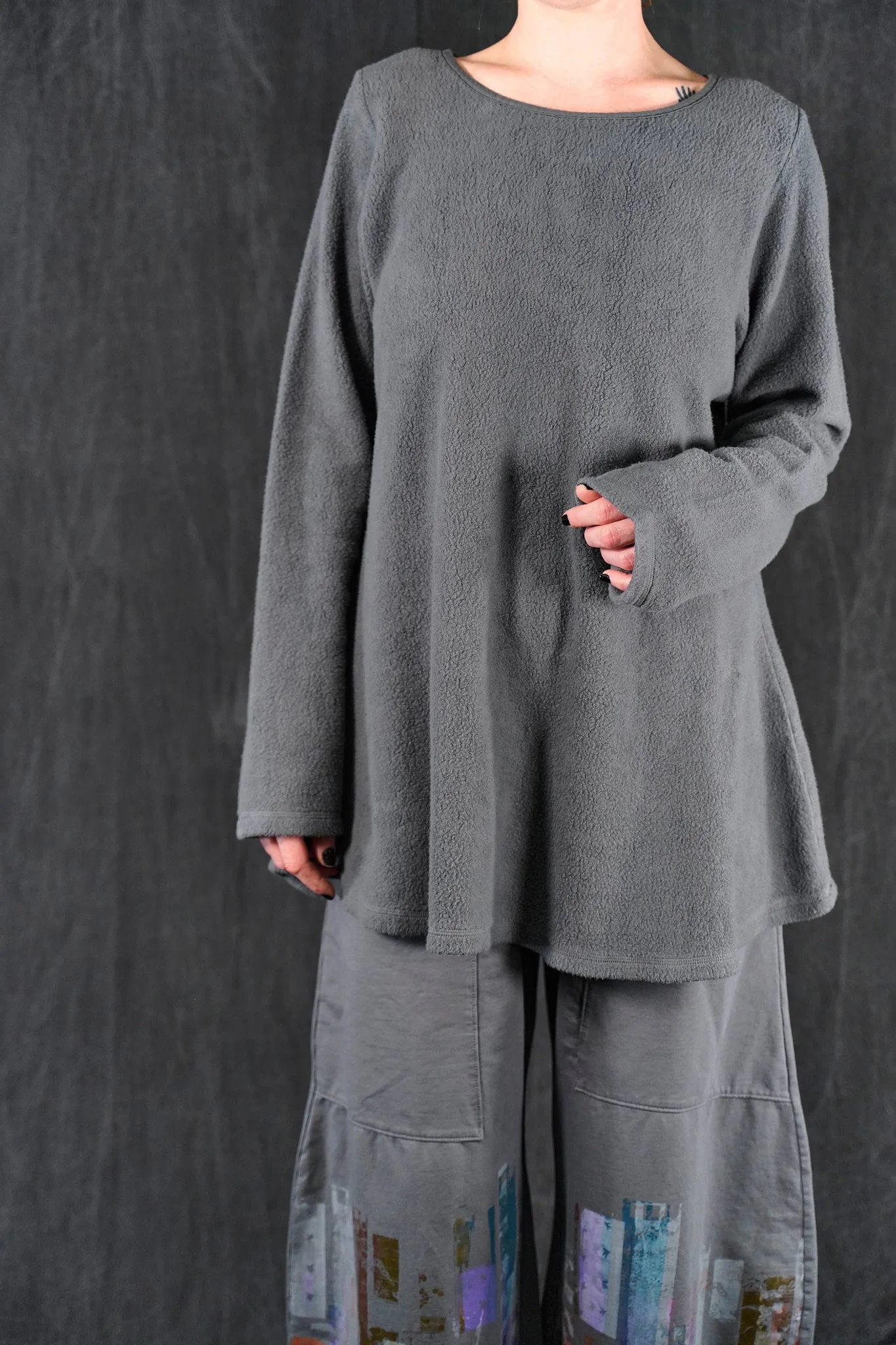 1190S Sherpa Organic Pullover Rock-U
