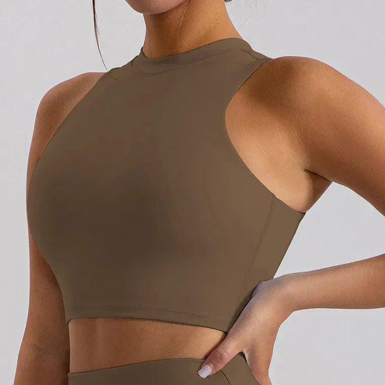 1/2-Piece Yoga Set for Women – Gym Suit with Mini Shorts and Sports Bra, Tracksuit, Running, and Workout Outfit