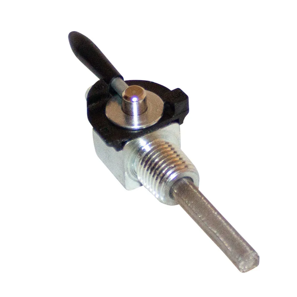 1/4" NPT Petcock with Filter Screen - Straight  - 180 Degree - Fuel Valve