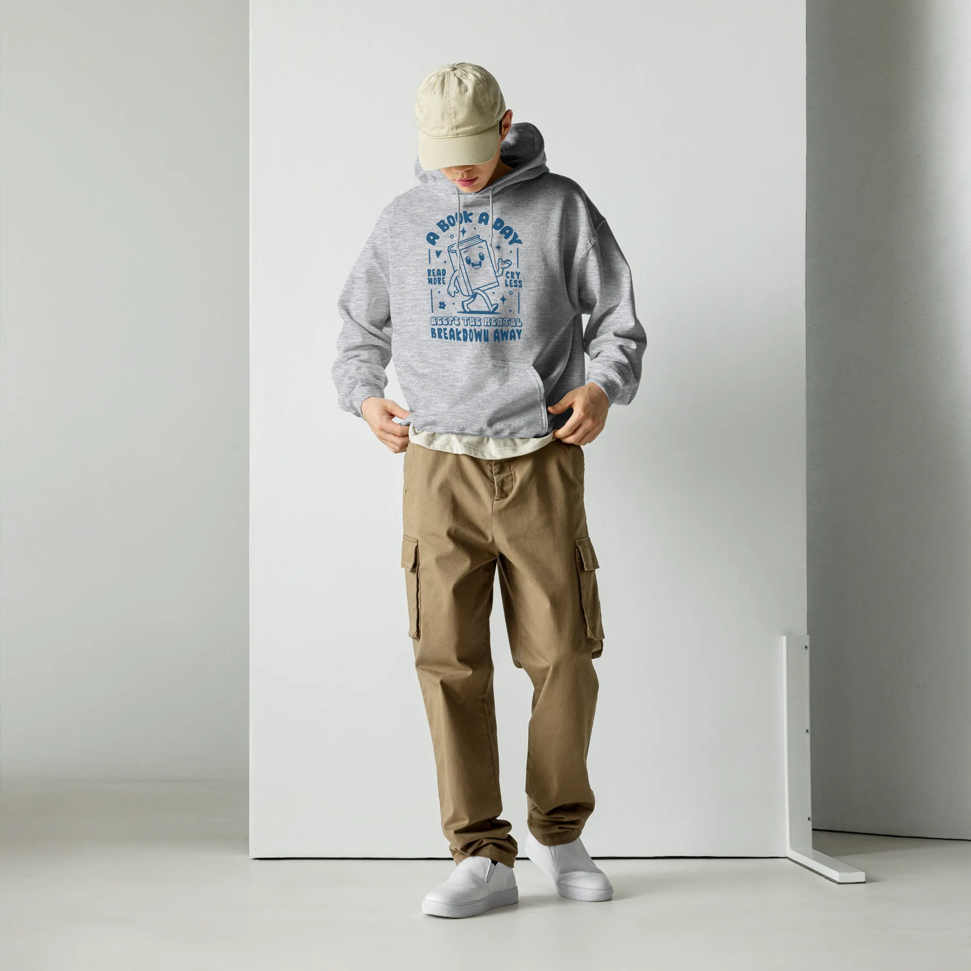 A Book a Day Mental Breakdown Away Hoodie