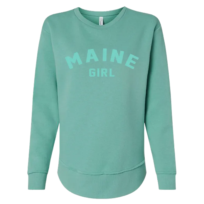 Adult Maine Girl Saltwater Crewneck