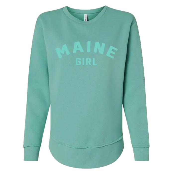 Adult Maine Girl Saltwater Crewneck