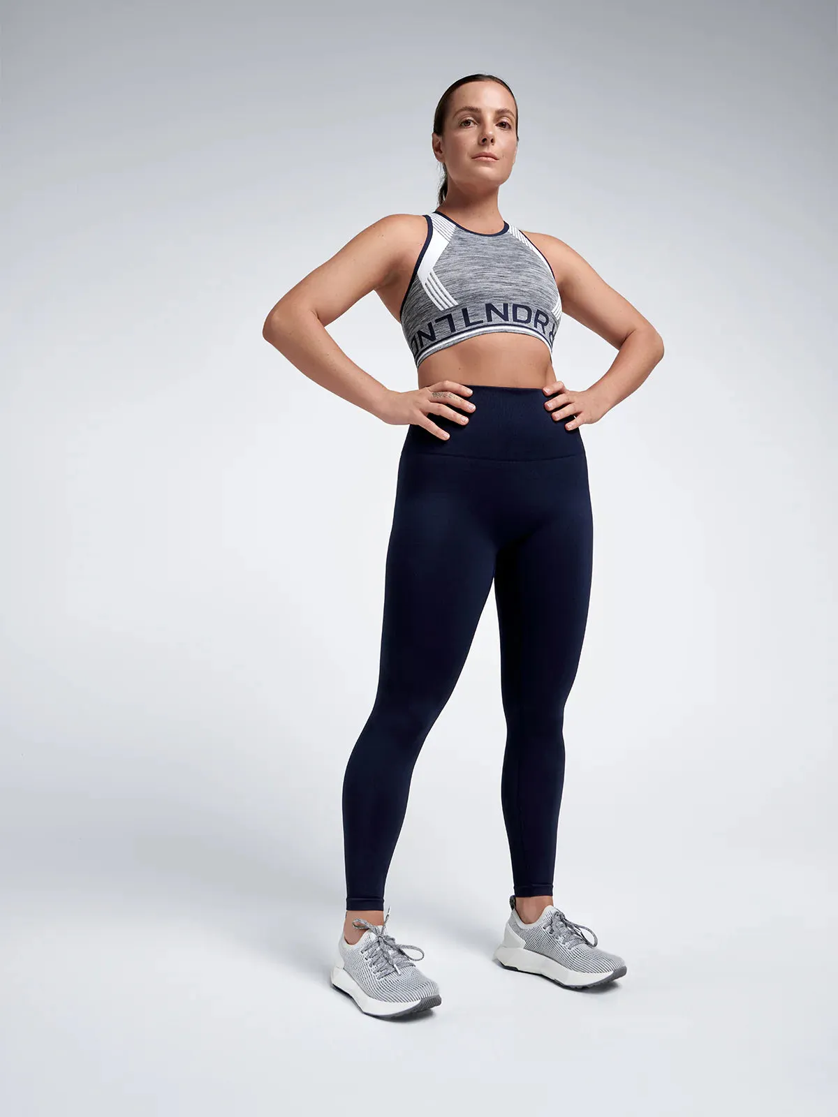 AERO DYNAMIC Sports Bra Grey Marl