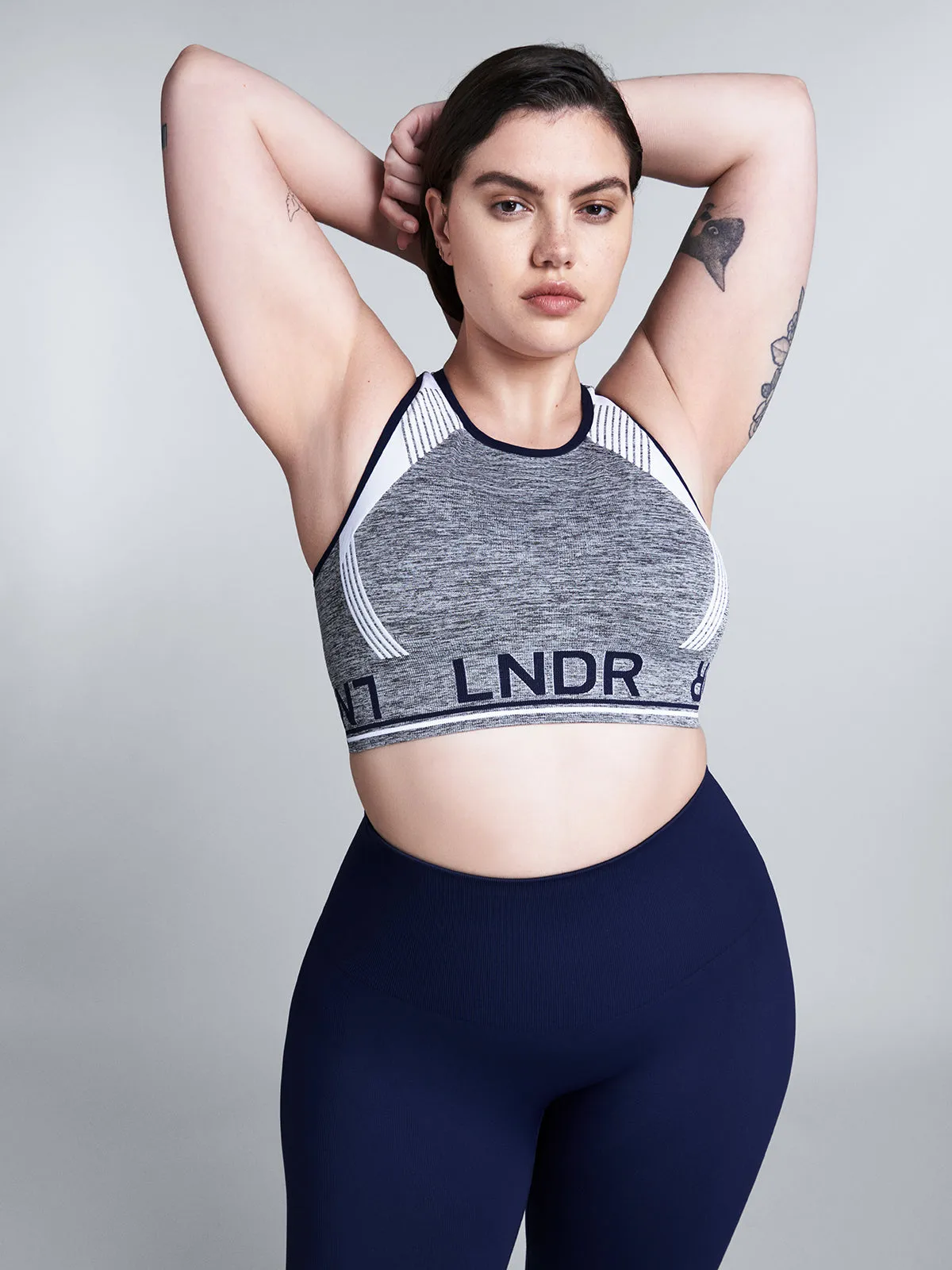 AERO DYNAMIC Sports Bra Navy Marl