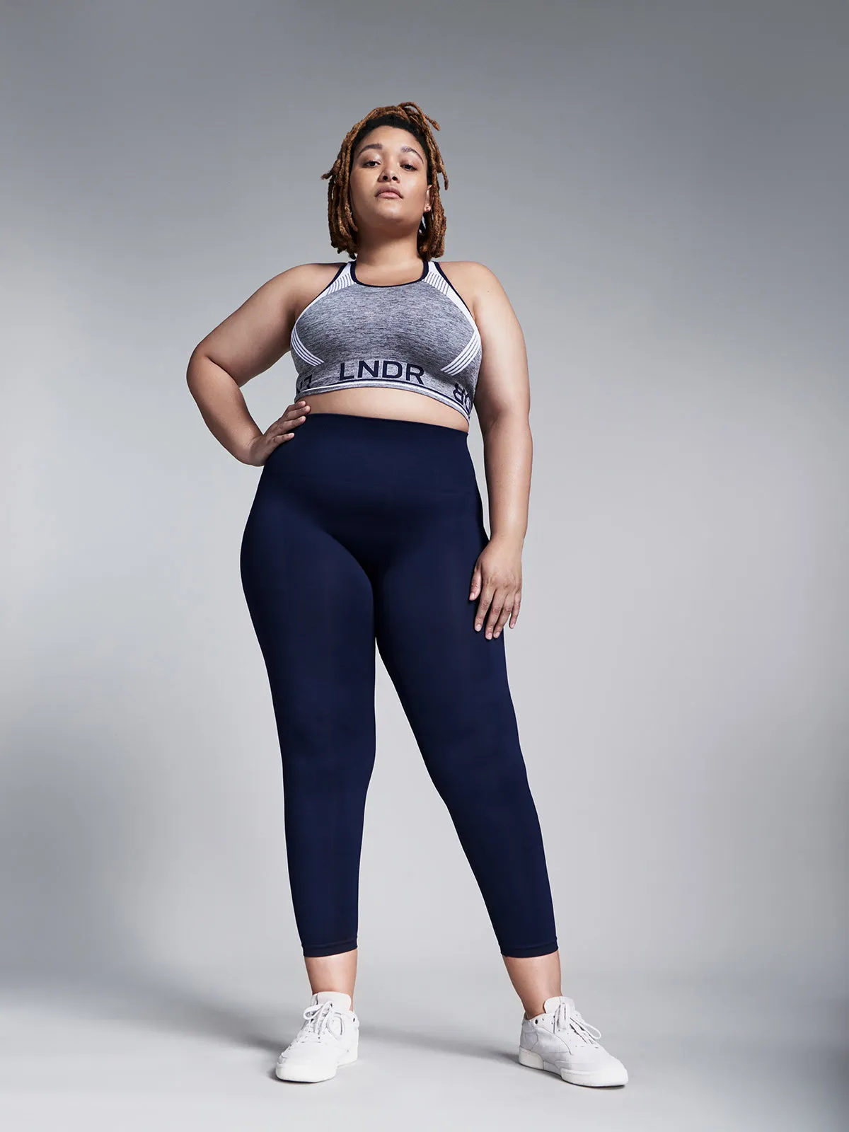 AERO DYNAMIC Sports Bra Navy Marl