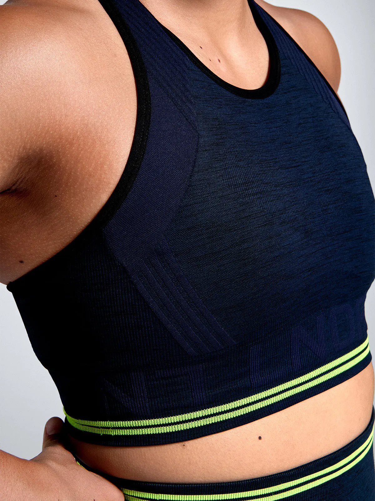 AERO DYNAMIC Sports Bra Navy Marl