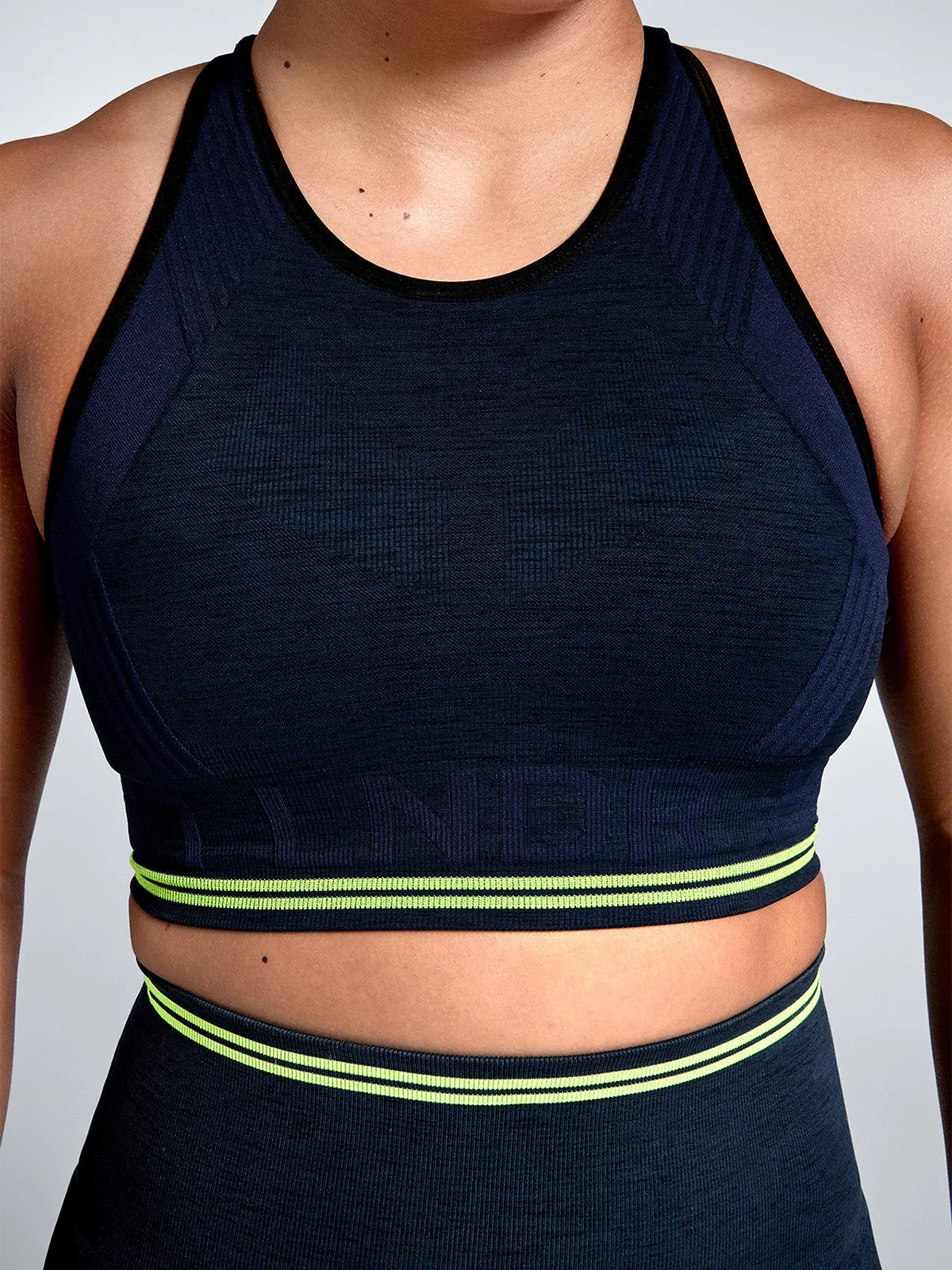 AERO DYNAMIC Sports Bra Navy Marl