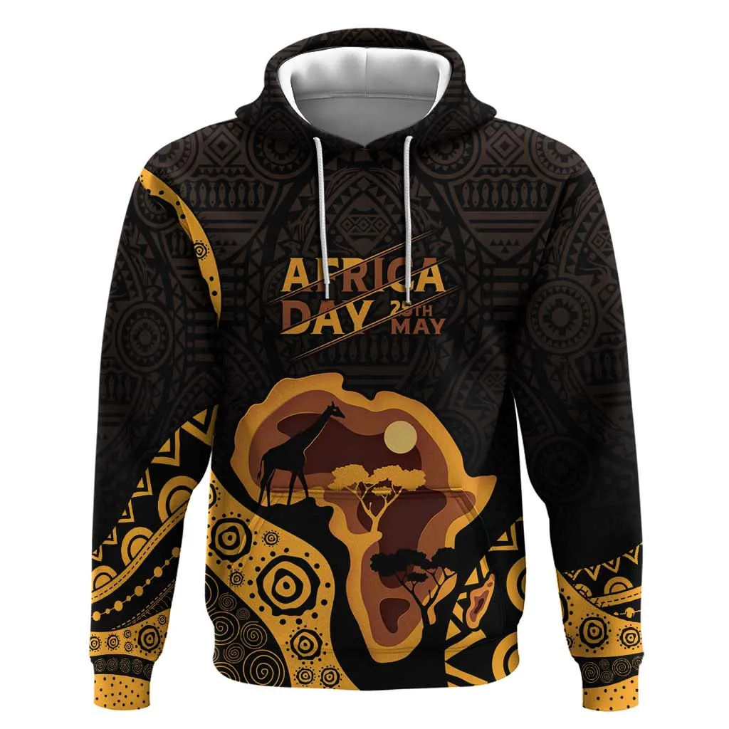 Africa Day Personalized Hoodie Ethnic Retro Style LT7