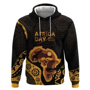 Africa Day Personalized Hoodie Ethnic Retro Style LT7