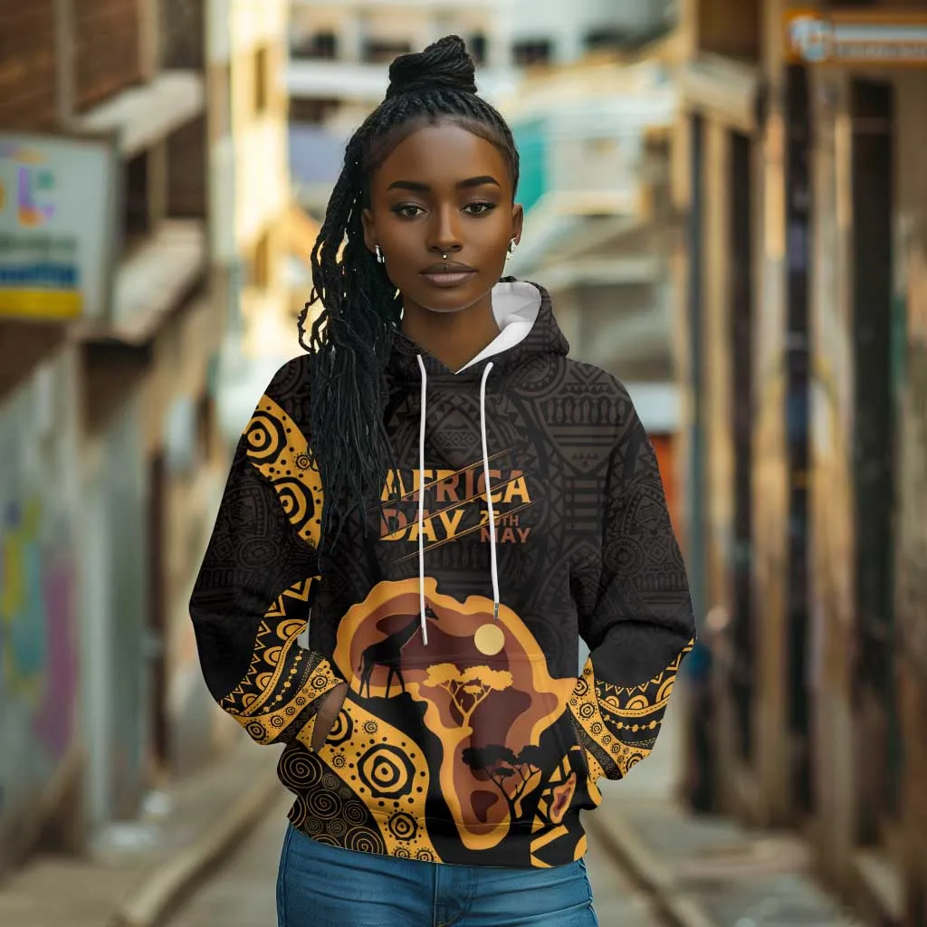 Africa Day Personalized Hoodie Ethnic Retro Style LT7
