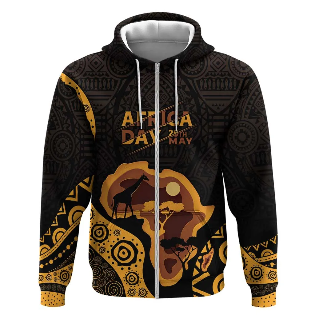 Africa Day Personalized Hoodie Ethnic Retro Style LT7