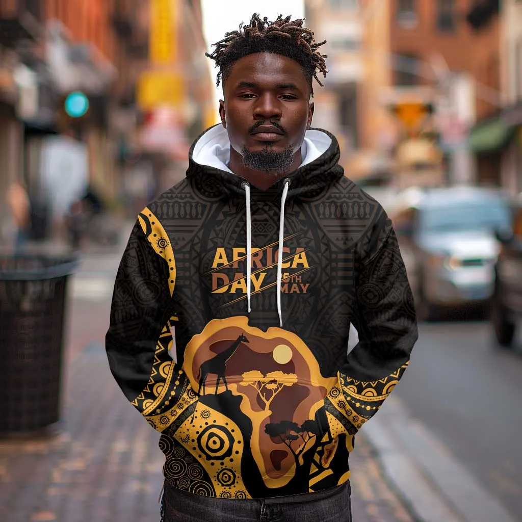 Africa Day Personalized Hoodie Ethnic Retro Style LT7