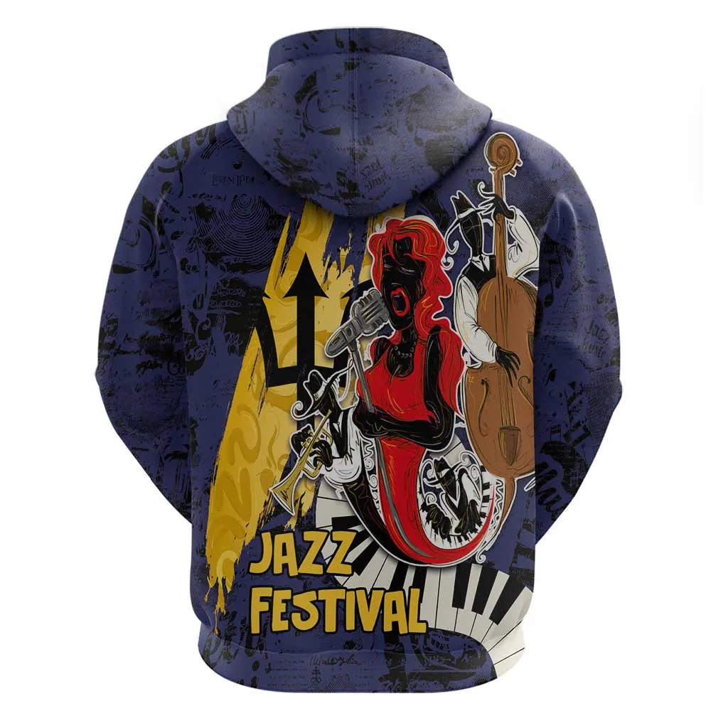 Afro-Barbados Jazz Festival Hoodie Abstract Jazz Art LT03