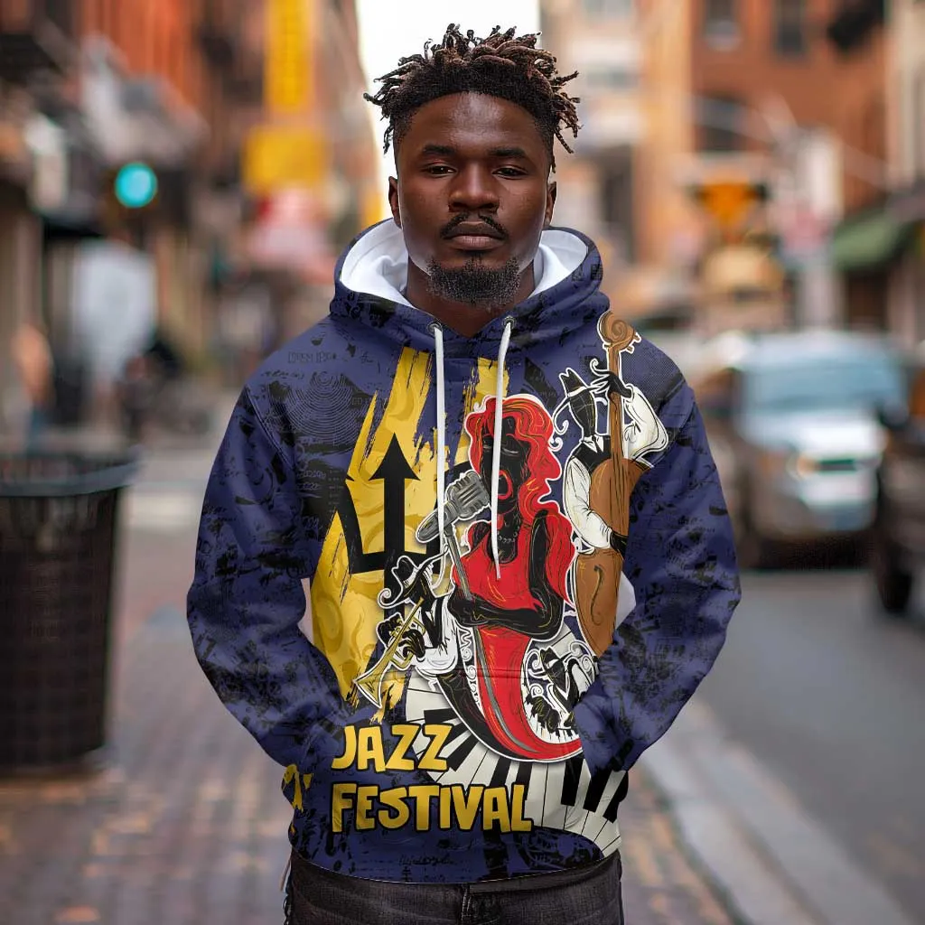 Afro-Barbados Jazz Festival Hoodie Abstract Jazz Art LT03