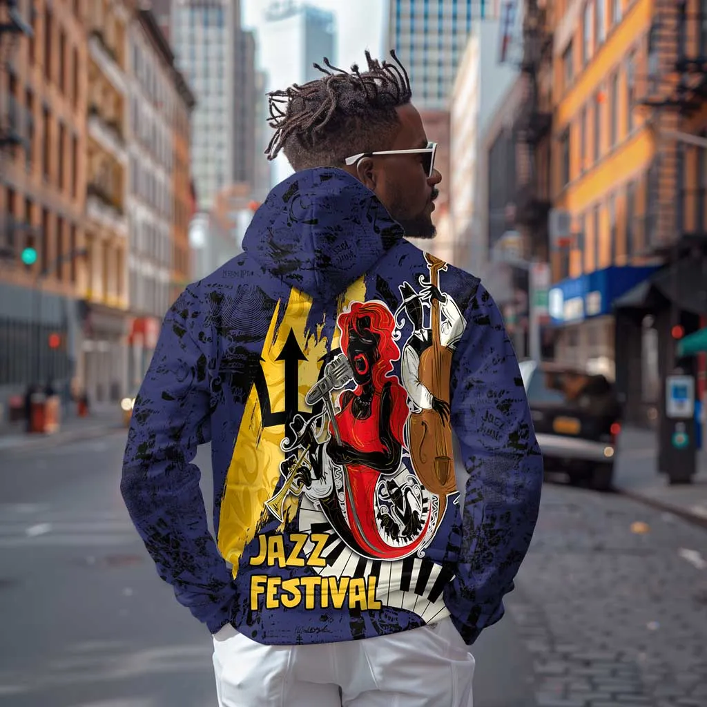 Afro-Barbados Jazz Festival Hoodie Abstract Jazz Art LT03