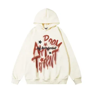 AG American Retro  Letters Stars Hoodie