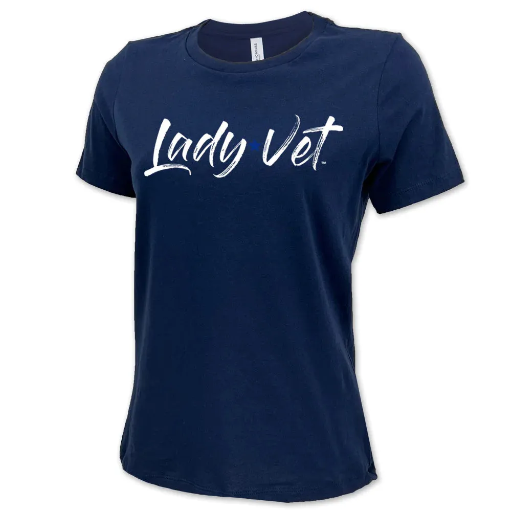 Air Force Lady Vet Full Chest Logo Ladies T-Shirt