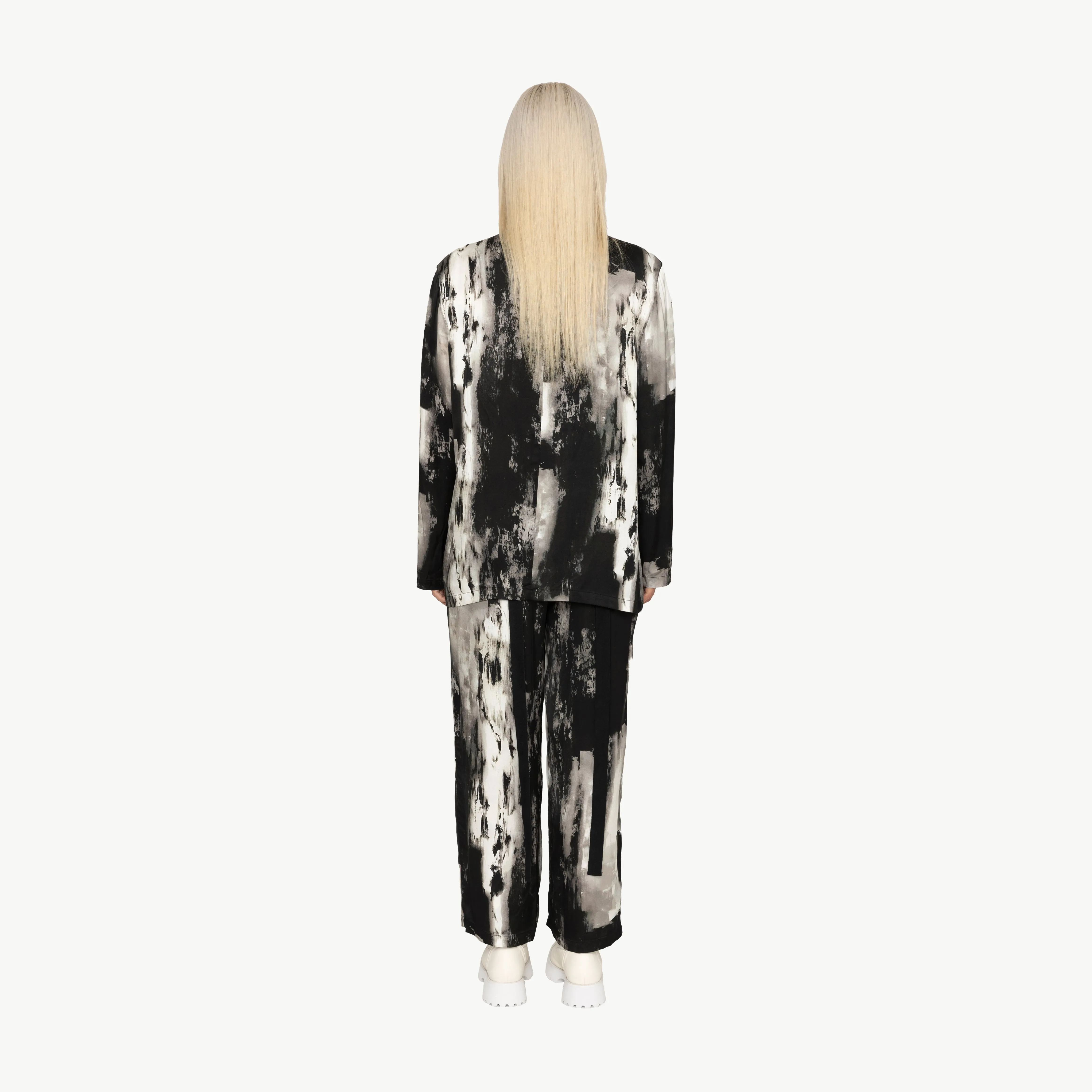 Alden Jacket | Black   White Print | Bone & Arrow