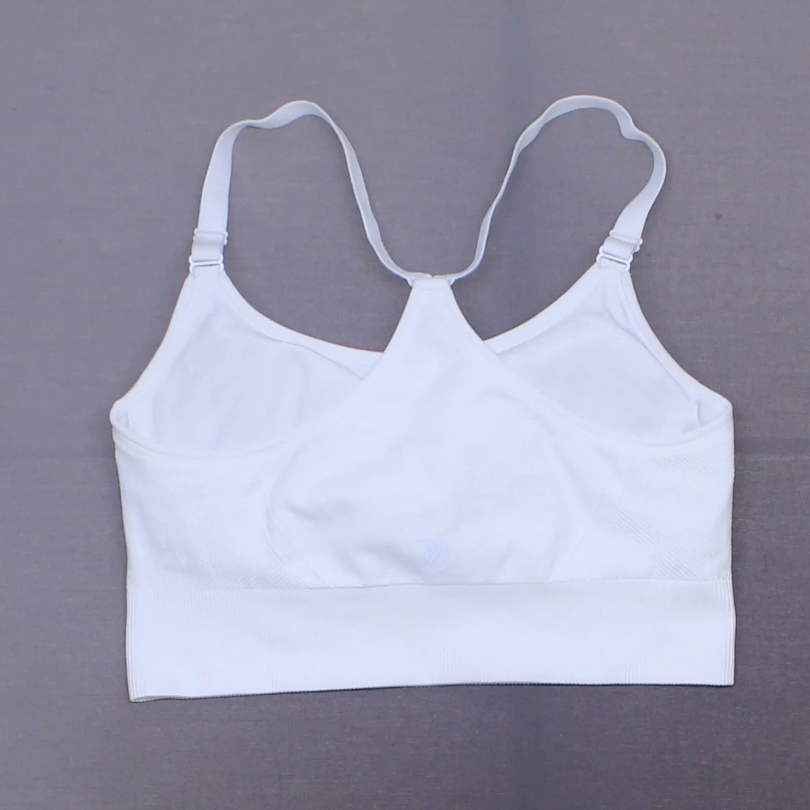 All In Motion Women's Medium Support Seamless Bra White XXL