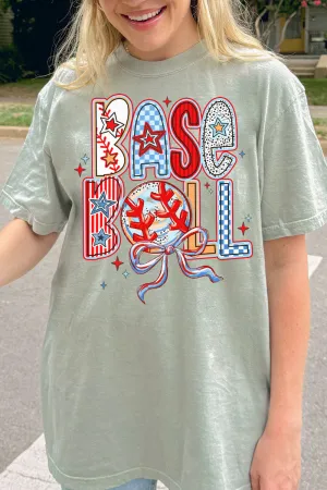 All Things Baseball Doodle Comfort Colors Adult Ring-Spun Cotton Tee