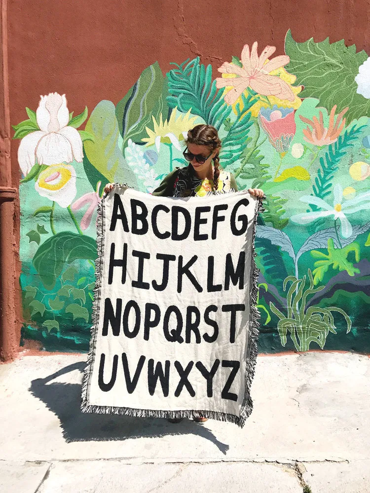 Alphabet Mini Throw