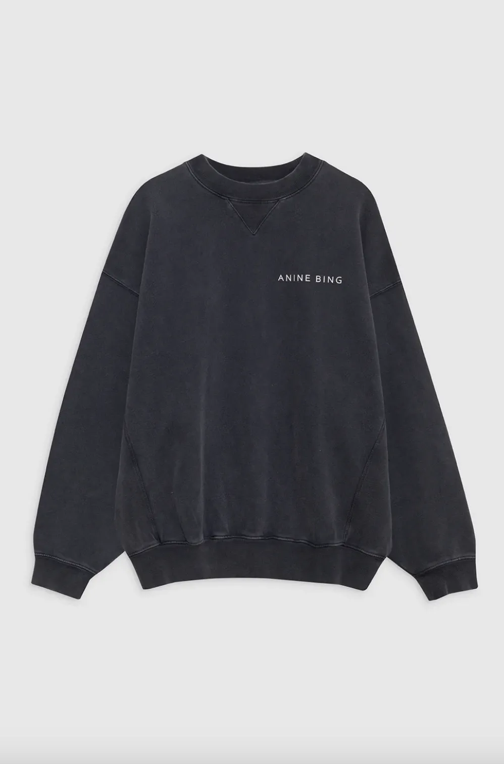 ANINE BING - Jaci Sweatshirt Twisted Snake - Washed Black