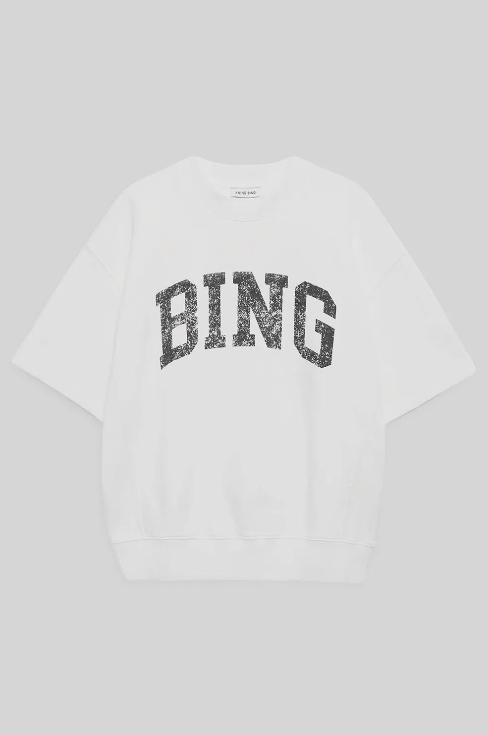 Anine Bing Jay Sweatshirt Bing in Off White