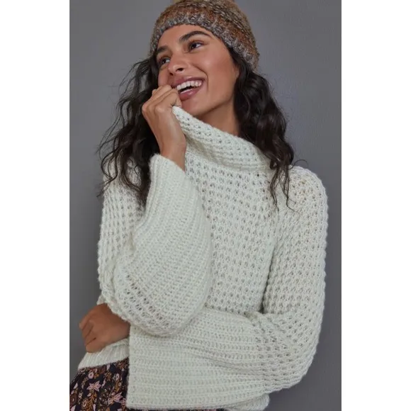 Anthropologie Dionne Bell Sleeved Sweater Pullover S