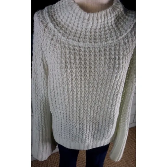Anthropologie Dionne Bell Sleeved Sweater Pullover S