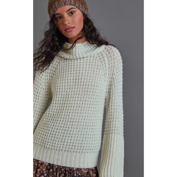 Anthropologie Dionne Bell Sleeved Sweater Pullover S