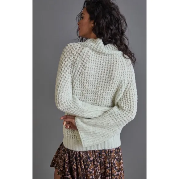 Anthropologie Dionne Bell Sleeved Sweater Pullover S