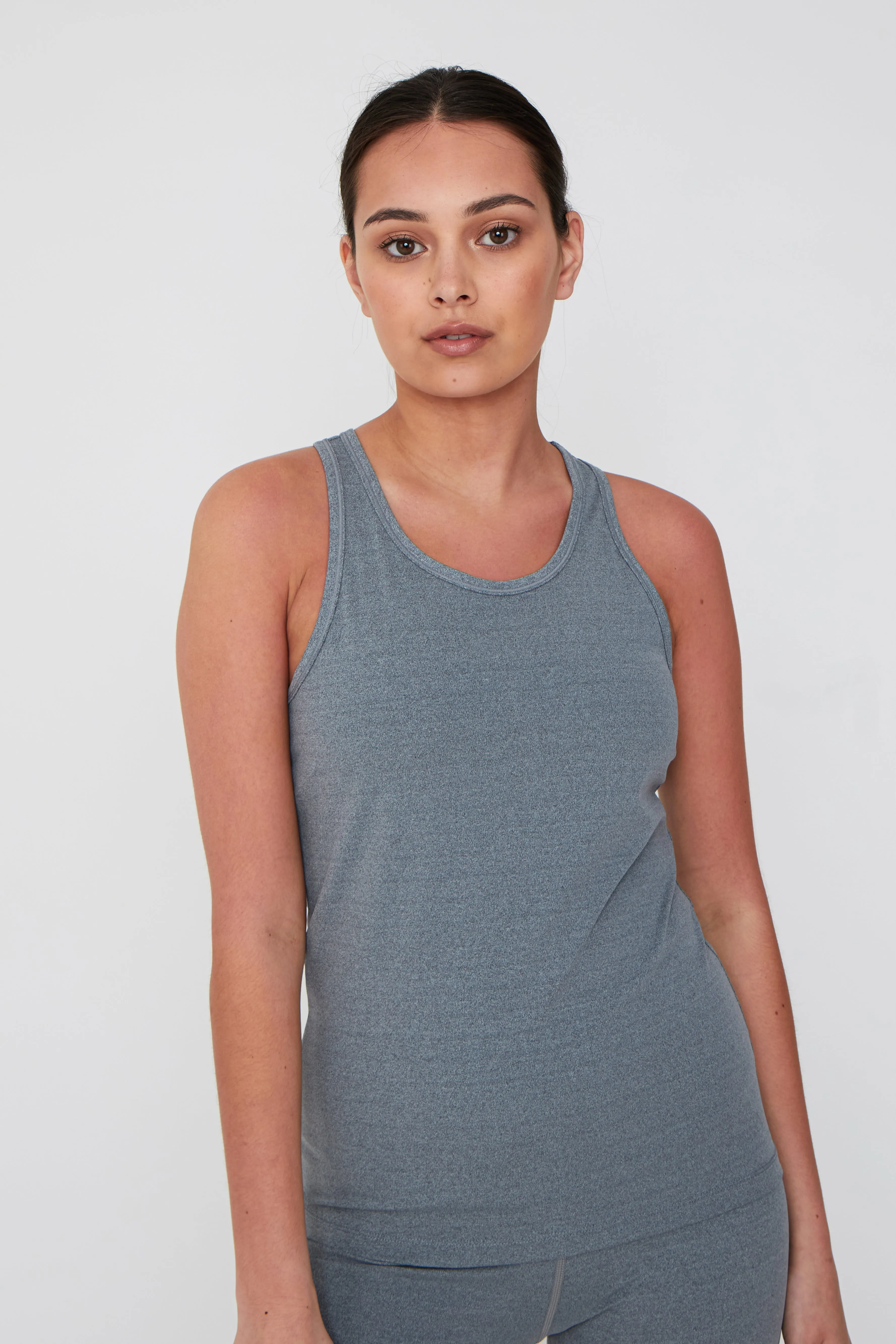 Anytime Tank - Grey Marle