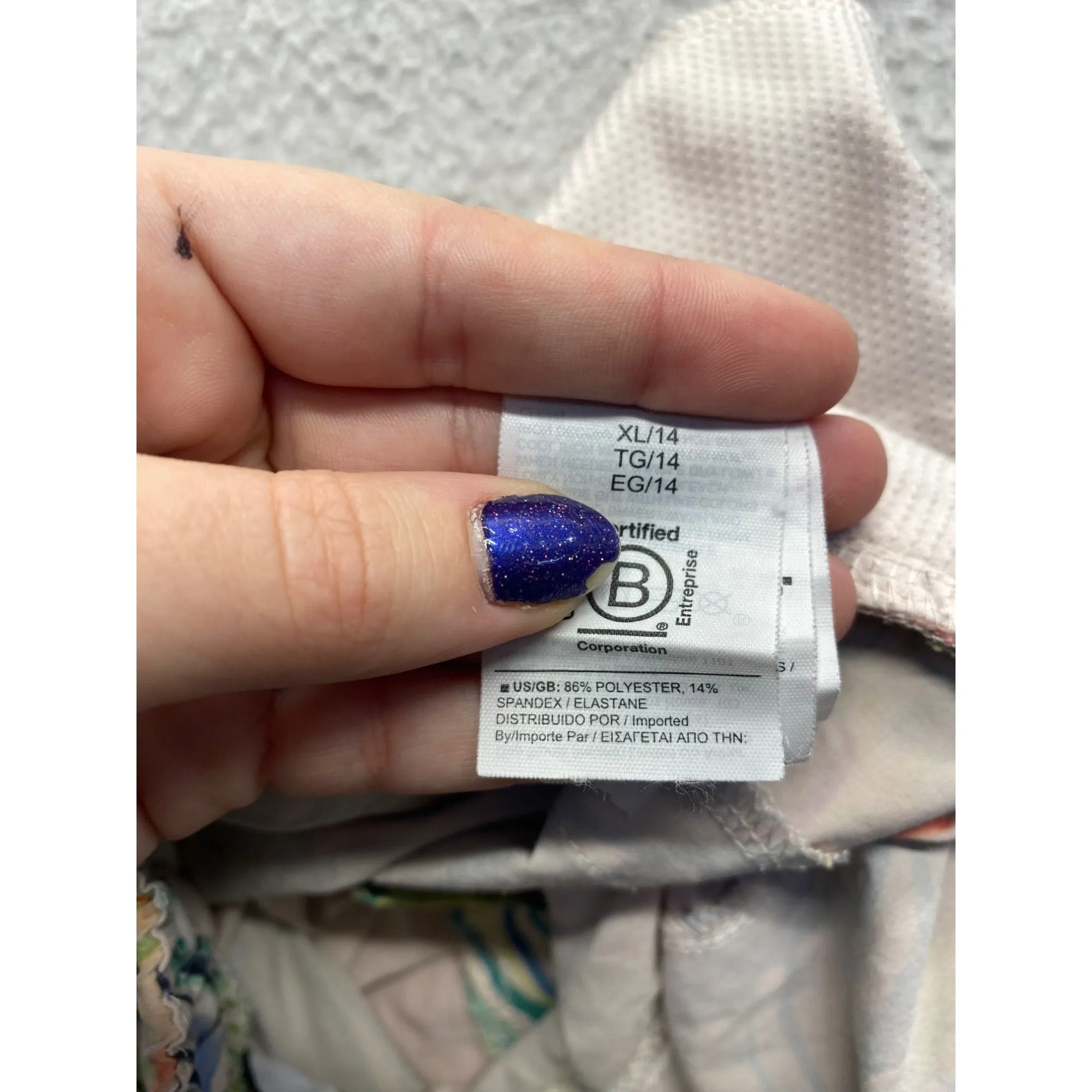 Athleta Girl Multicolor Swirl Print Shorts #5881