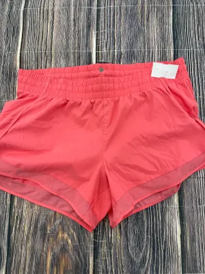 Athletic Shorts By Athleta In Pink, Size: L