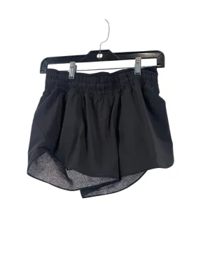 Athletic Shorts By Lululemon In Black & Grey, Size: 6