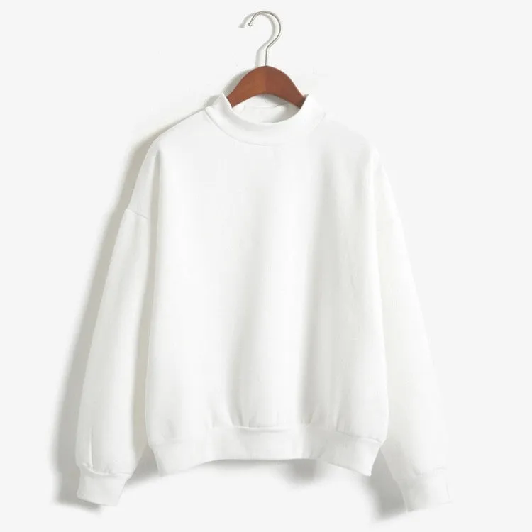 Autumn Winter Hoodies Warm Sweatshirt Women Plus Size Thicken Solid Color Pullover Fashion Casual Hoodies Moleton Coat