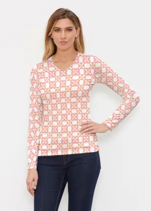 Bangles & Dots (8022) ~ Butterknit Long Sleeve V-Neck Top