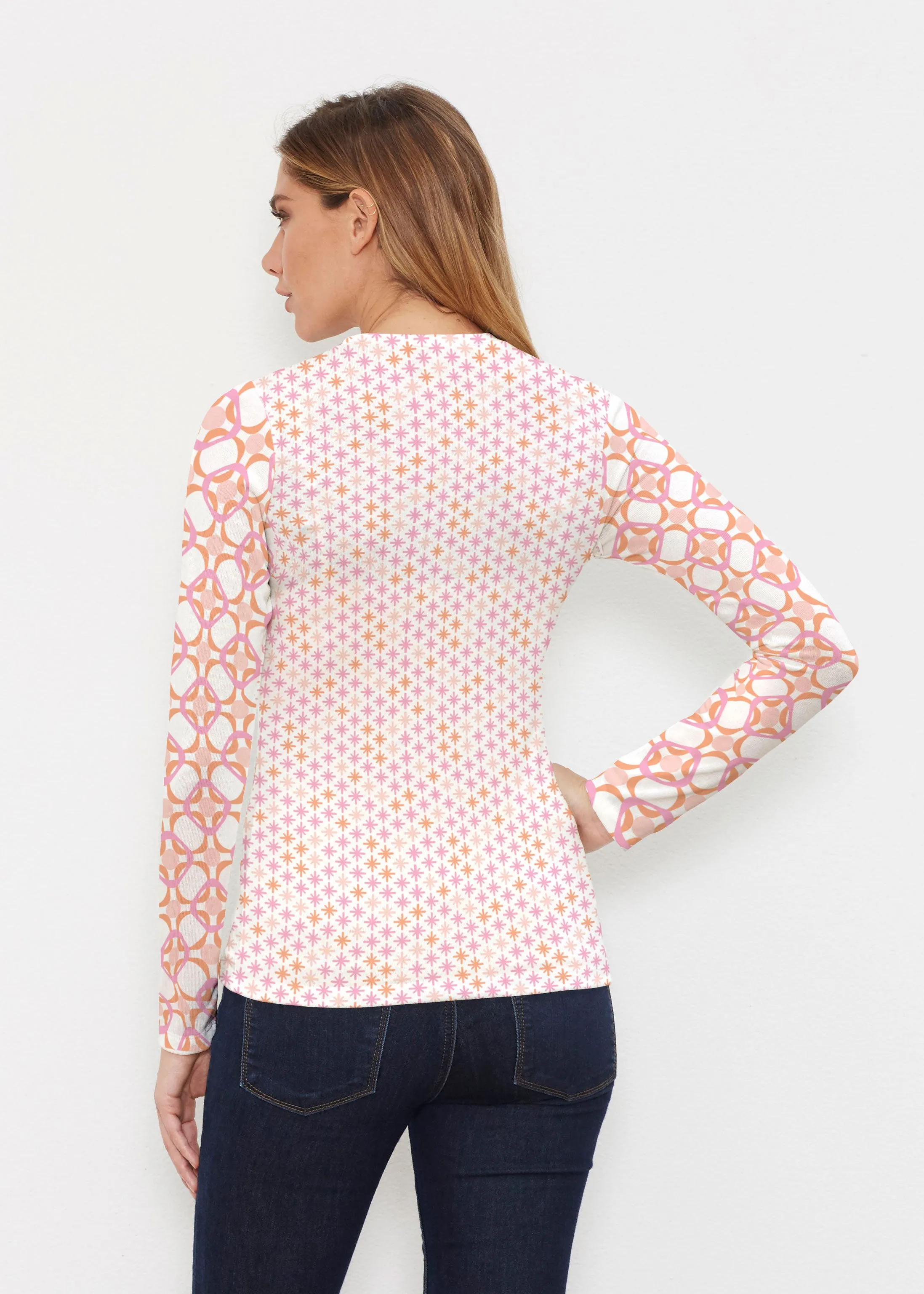 Bangles & Dots (8022) ~ Butterknit Long Sleeve V-Neck Top