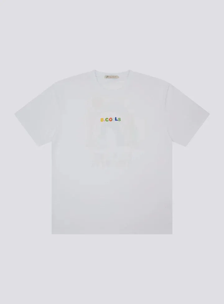 Barney Cools Watercolour Tee - White