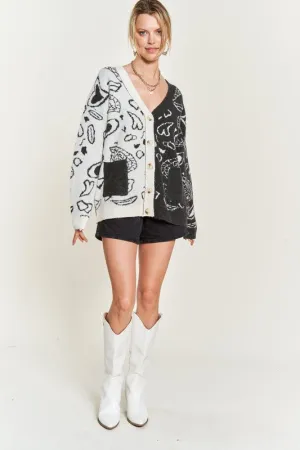 BELOVED CONTRAST CARDI