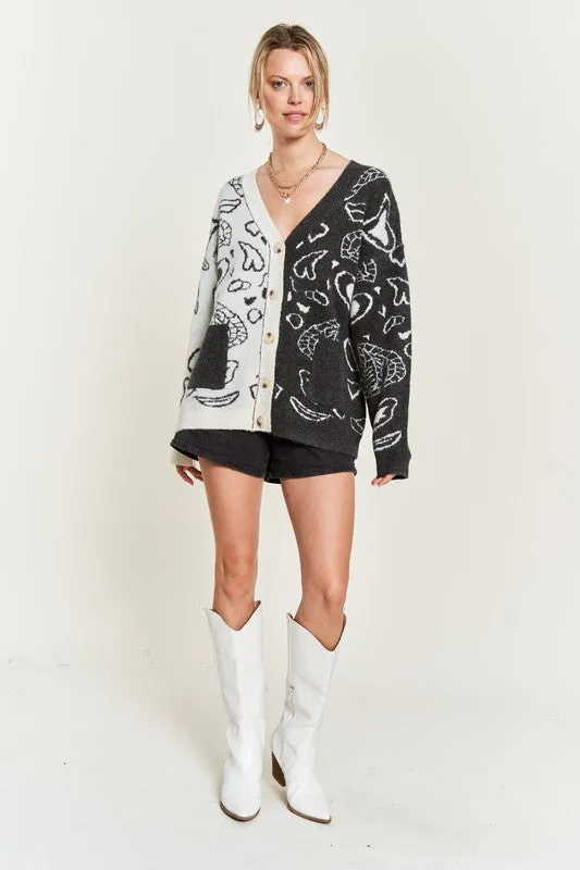 BELOVED CONTRAST CARDI