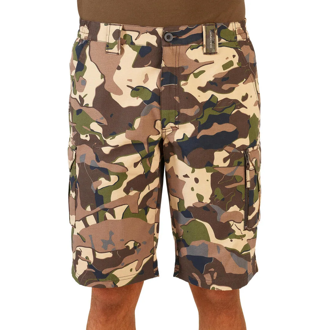 Bermuda shorts 500 - Woodland V1 brown LTD