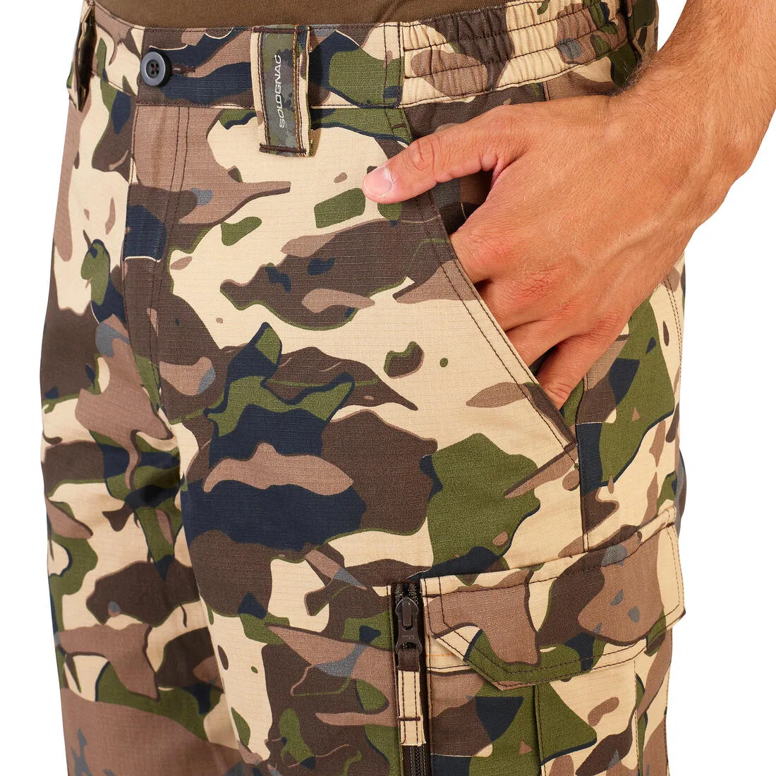 Bermuda shorts 500 - Woodland V1 brown LTD
