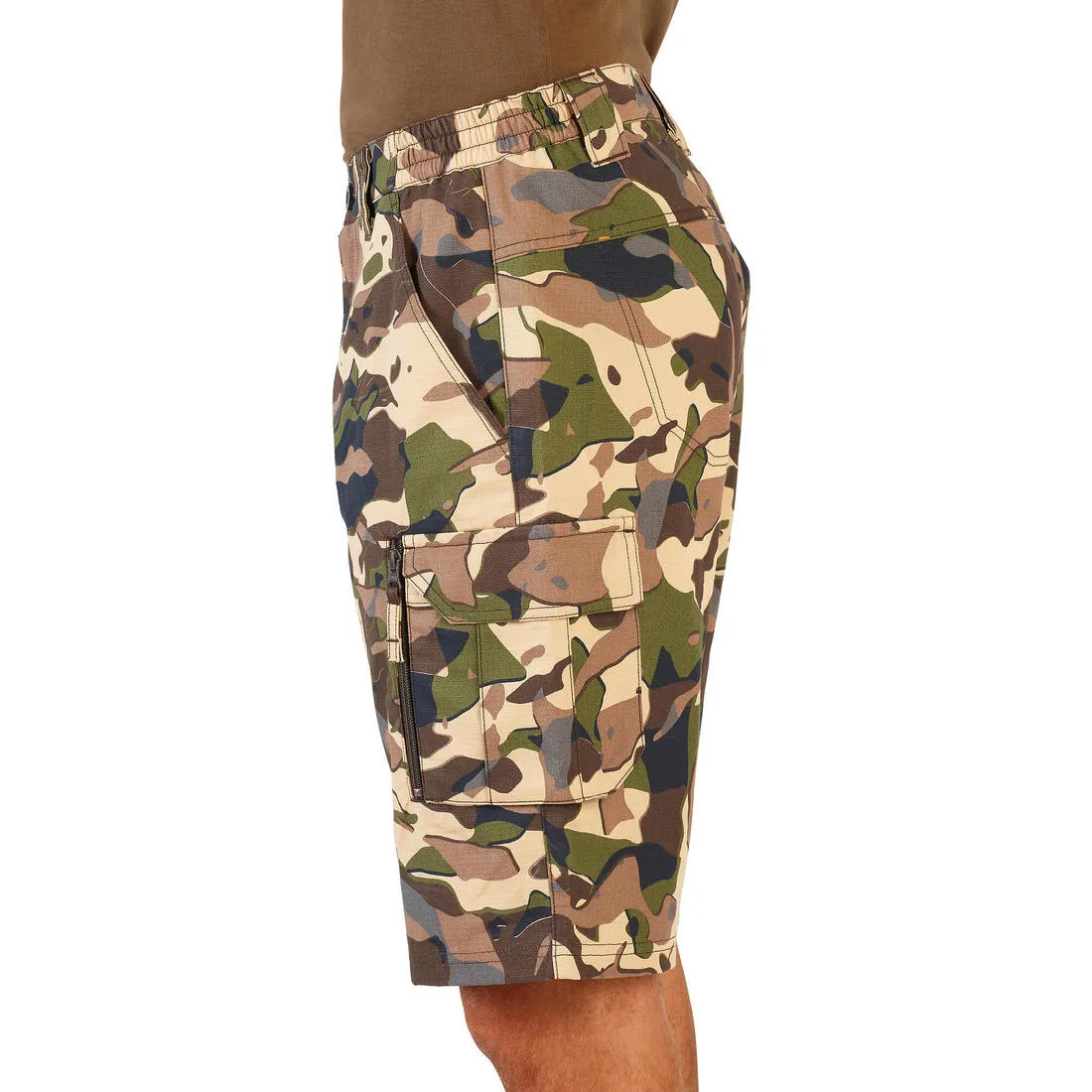 Bermuda shorts 500 - Woodland V1 brown LTD