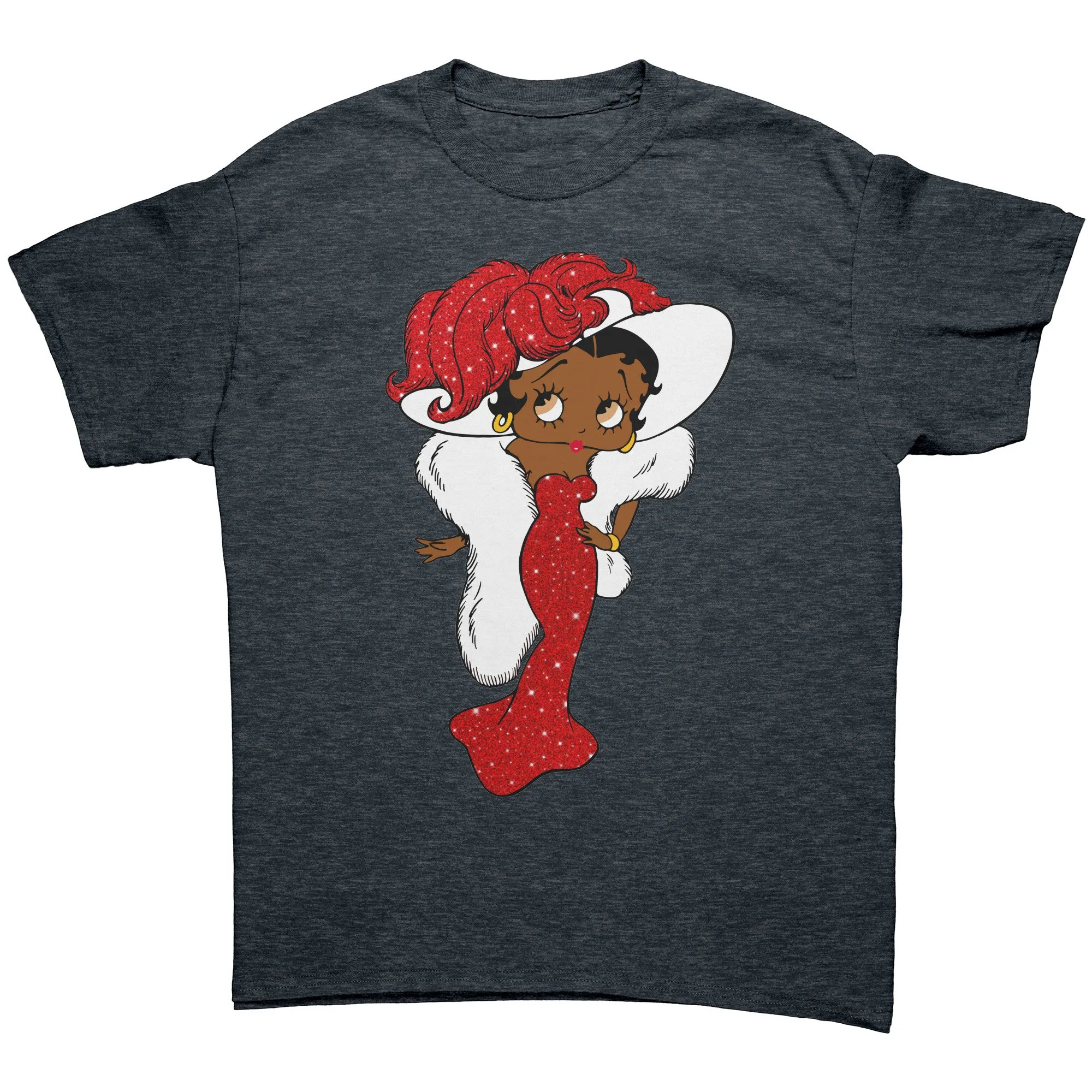 Betty Boop Shirt, Betty Boop T-Shirt, Christmas Shirt, Christmas Gifts For Her, Black Betty Boop Womens Shirt, Girly Betty Boop Retro Shirt