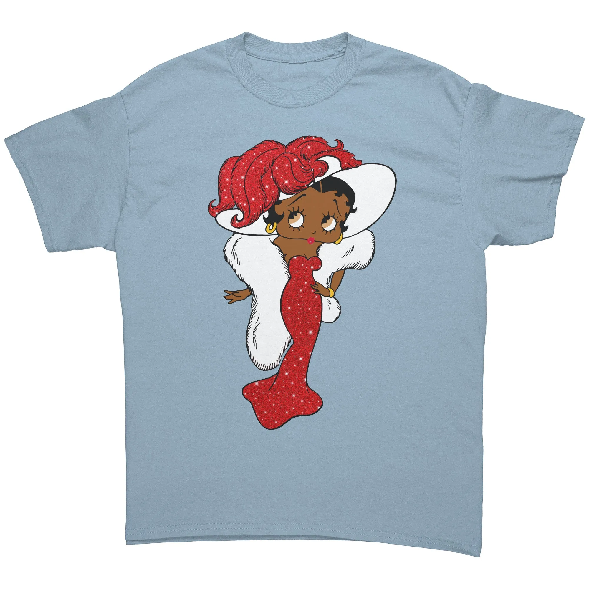 Betty Boop Shirt, Betty Boop T-Shirt, Christmas Shirt, Christmas Gifts For Her, Black Betty Boop Womens Shirt, Girly Betty Boop Retro Shirt