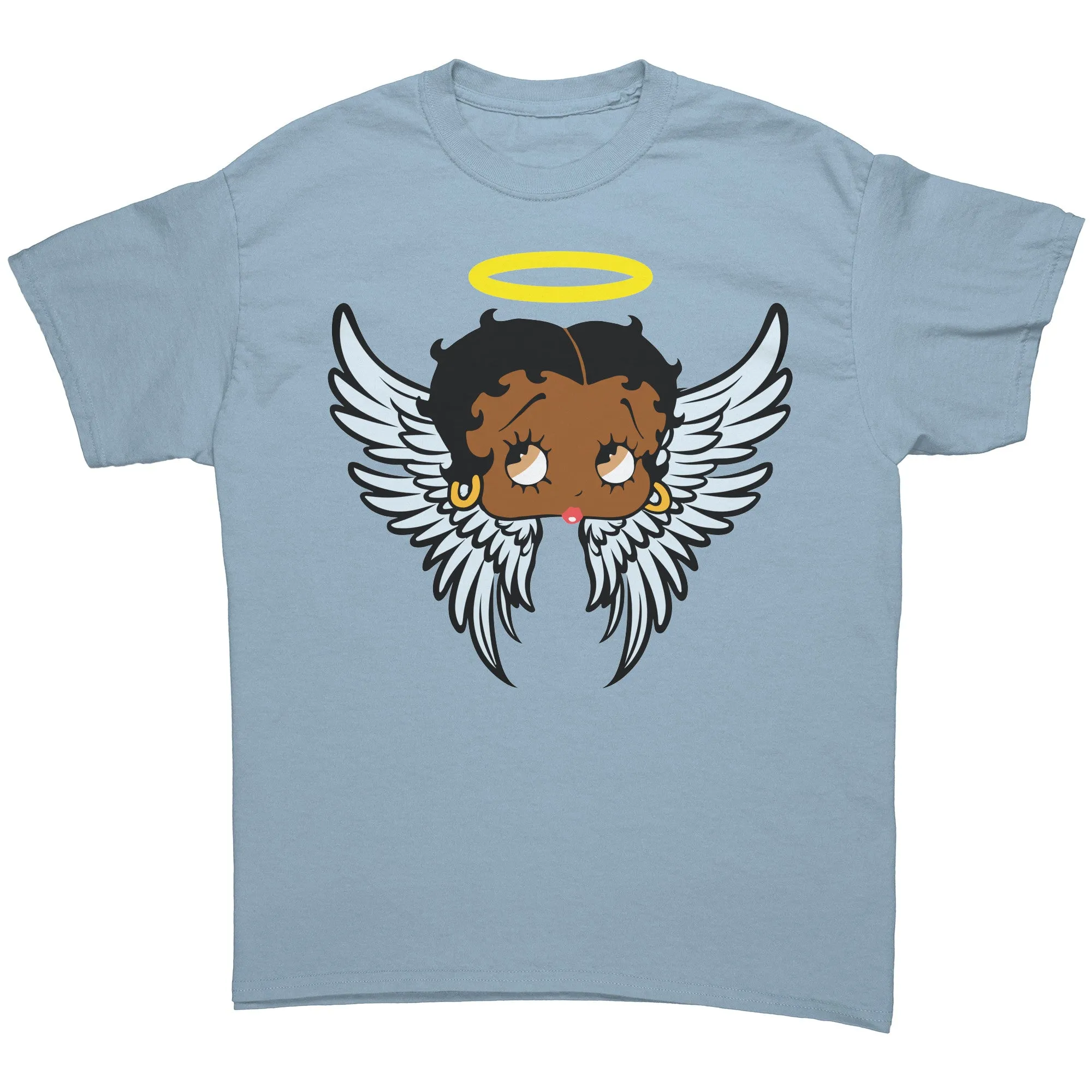 Betty Boop T-Shirt Gifts for Her, Cute Betty Boop Shirt, Betty Boop Christmas Shirt, Betty Boop Angel Design Graphic Tee, Christmas Gifts